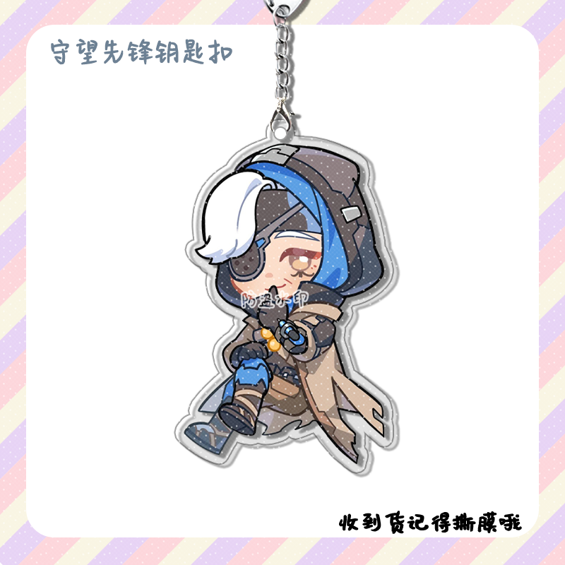 4pcs Anime Game Overwatch  Col - Carabiner Keychain ulasan dan harga