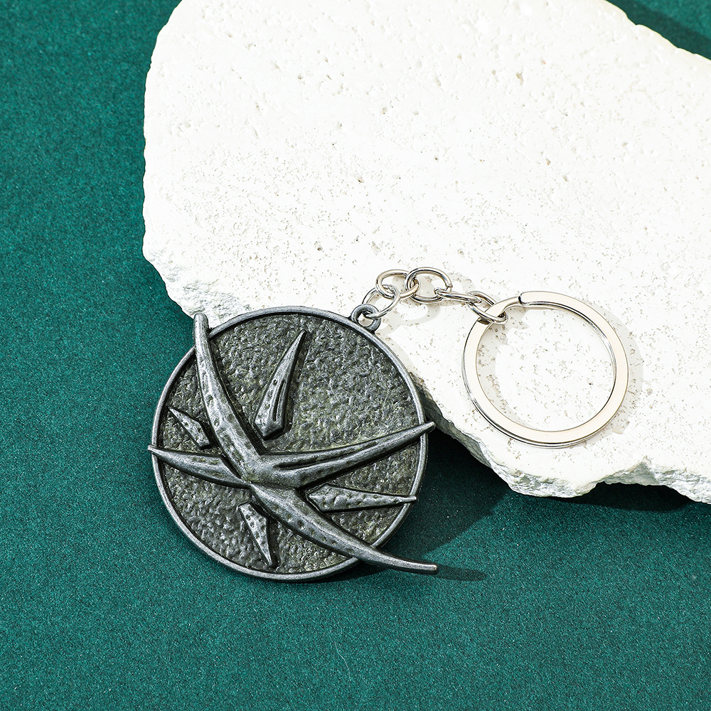 Vintage Wolf Head Keychain Gam - Carabiner Keychain ulasan dan harga