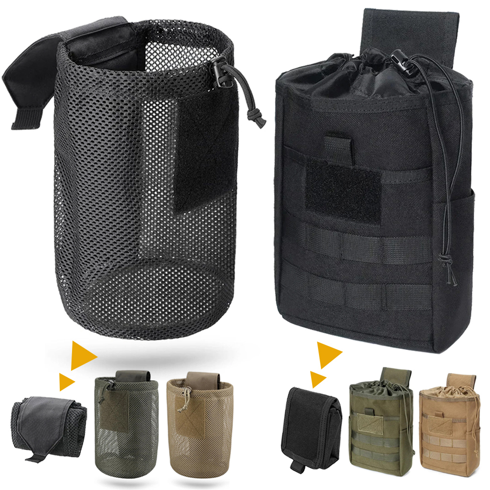Foldable Molle Dump Drop Pouch - Edc Carry Box ulasan dan harga