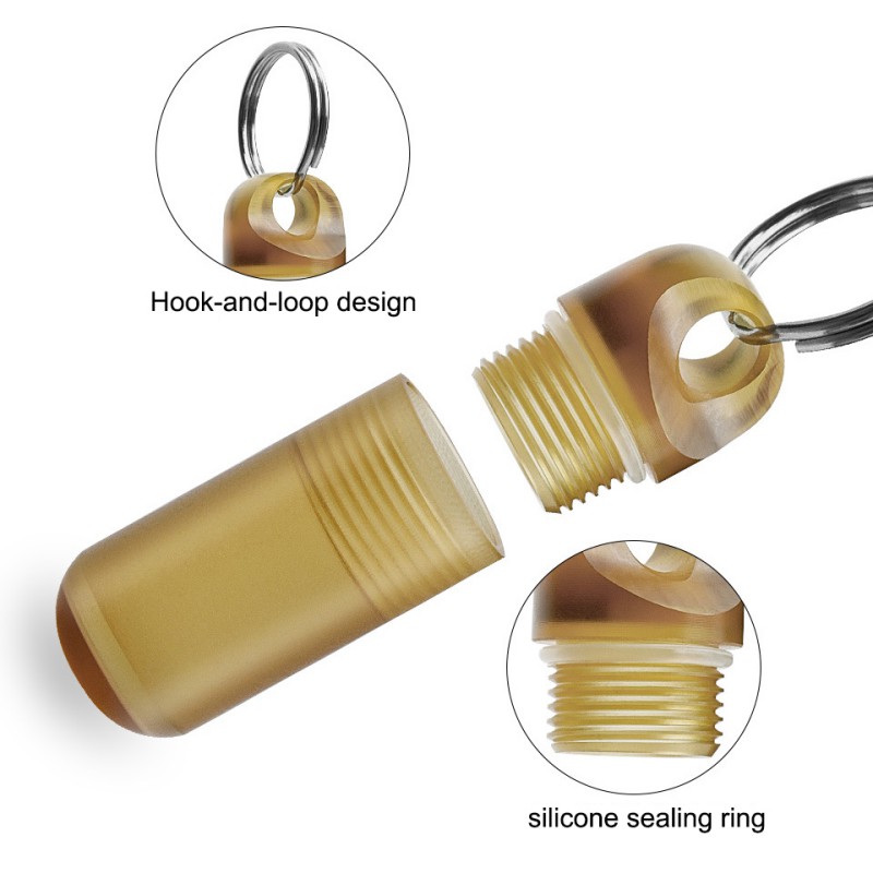 Mini Portable Pill Box Waterpr - Edc Pill Carry ulasan dan harga