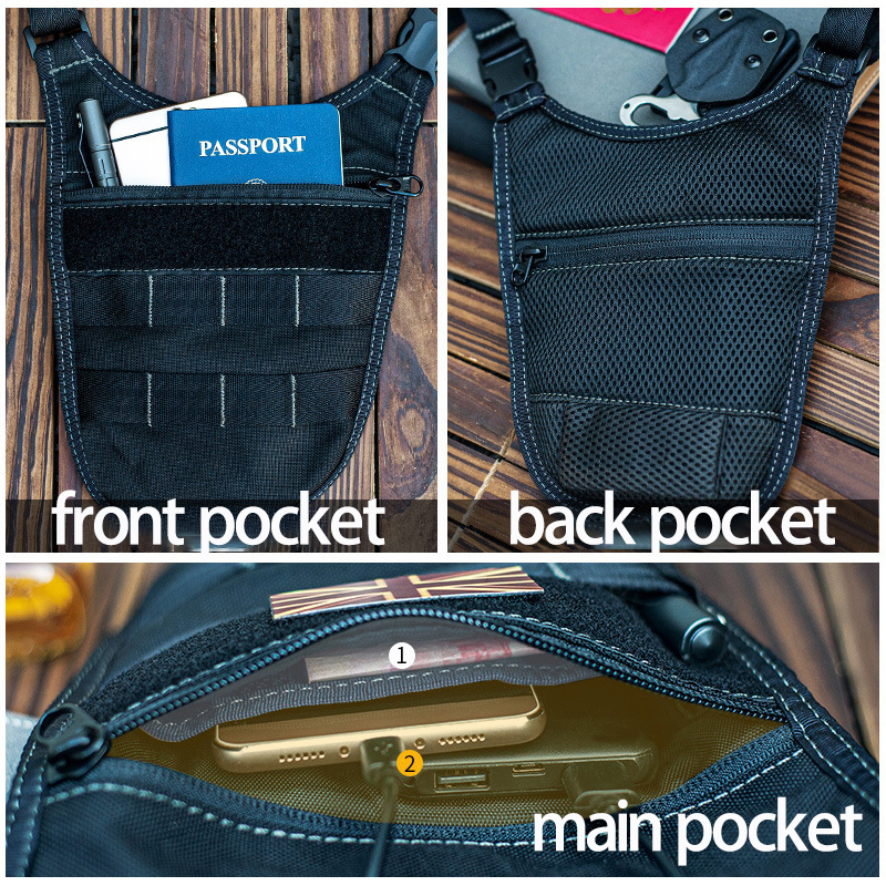Underarm Tactical Shoulder Bag - Edc Carry Case ulasan dan harga