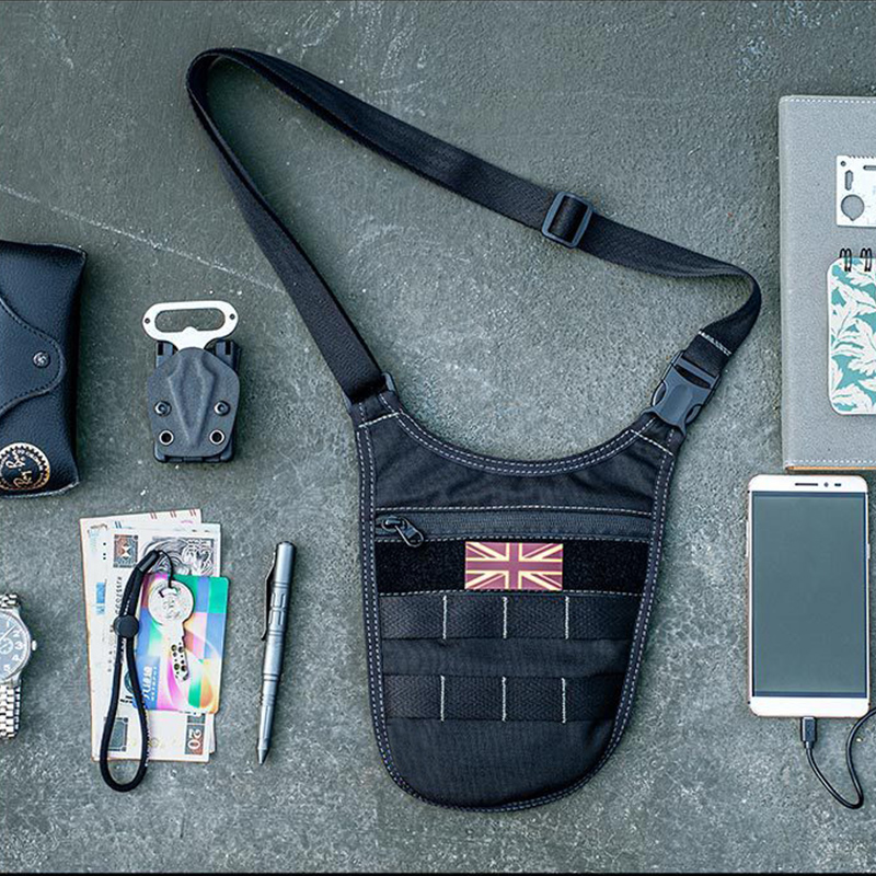 Underarm Tactical Shoulder Bag - Edc Carry Case ulasan dan harga