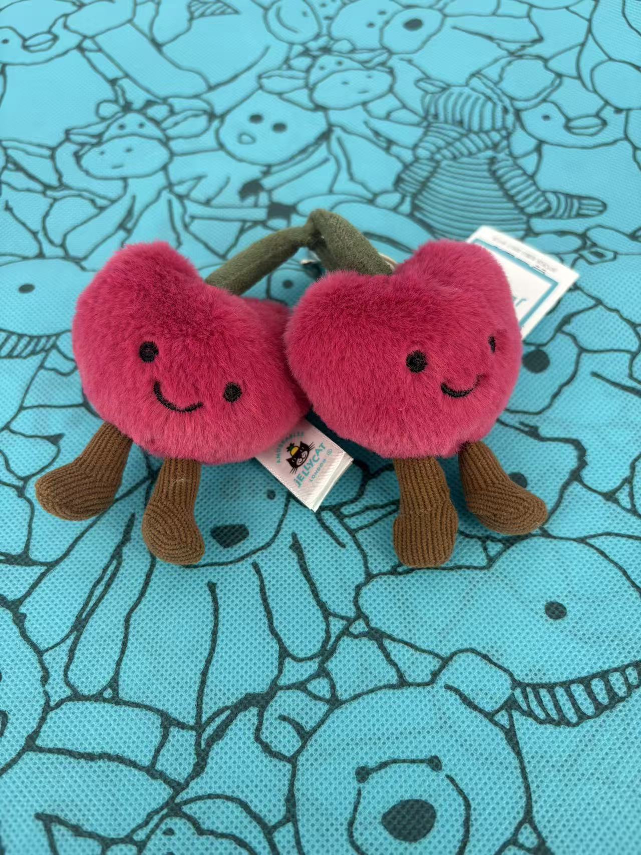 Plush Cotton Cat Candy Two Ton - Carabiner Keychain ulasan dan harga