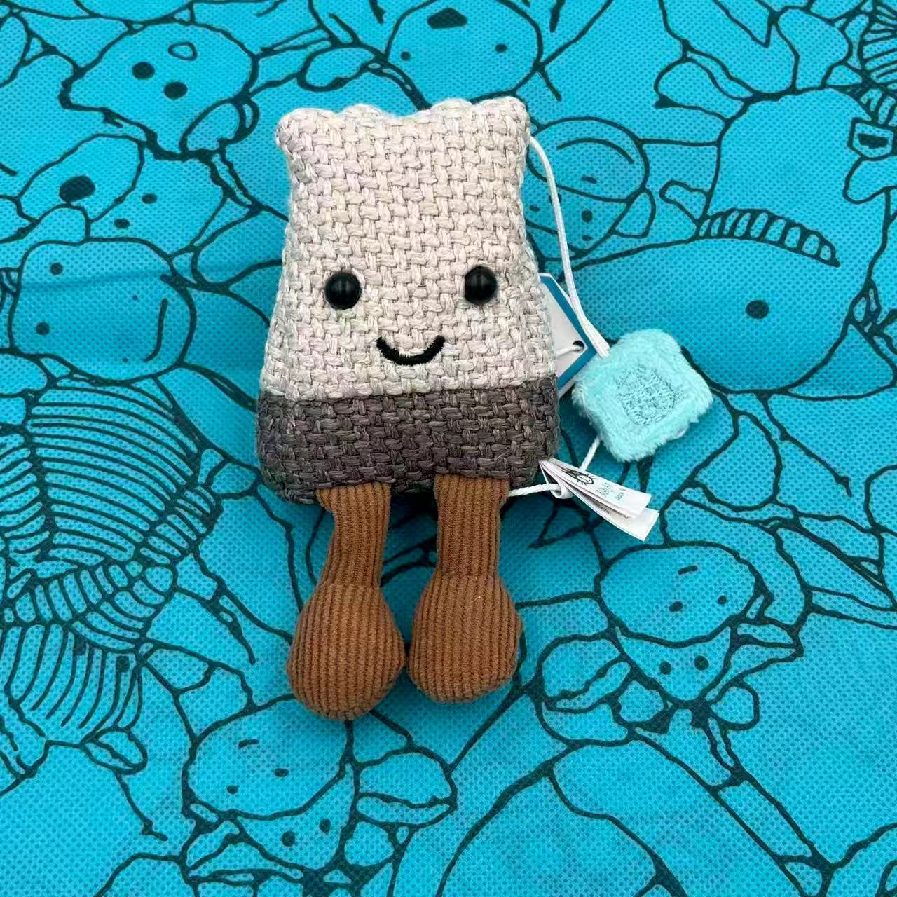 Plush Cotton Cat Candy Two Ton - Carabiner Keychain ulasan dan harga