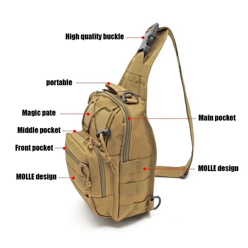 Military Tactical Sling Backpa - Edc Concealed Carry Backpack ulasan dan harga
