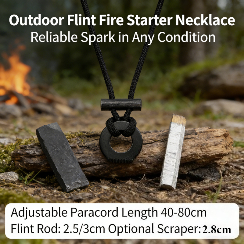 New Portable Paracord Survival - Ferro Rod Striker ulasan dan harga
