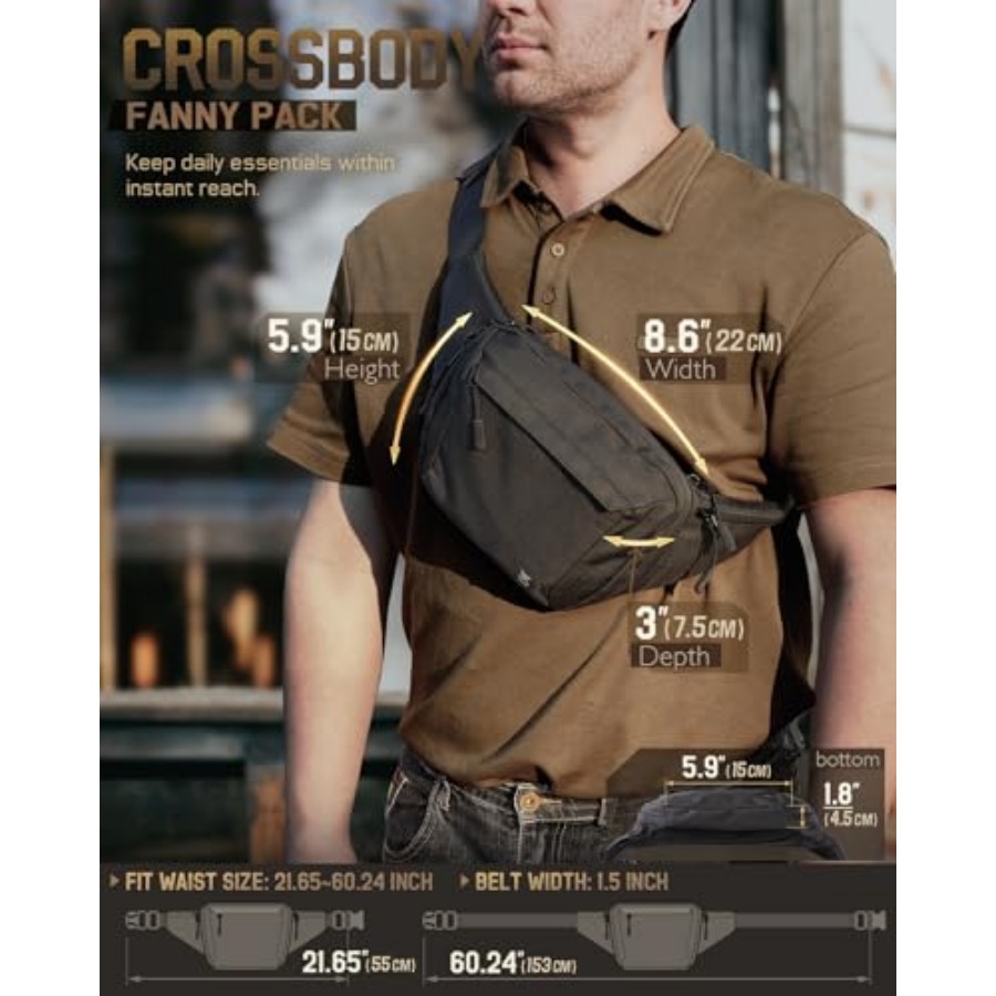 Tactical Concealed Carry Fanny - Edc Carry Bag For Men ulasan dan harga