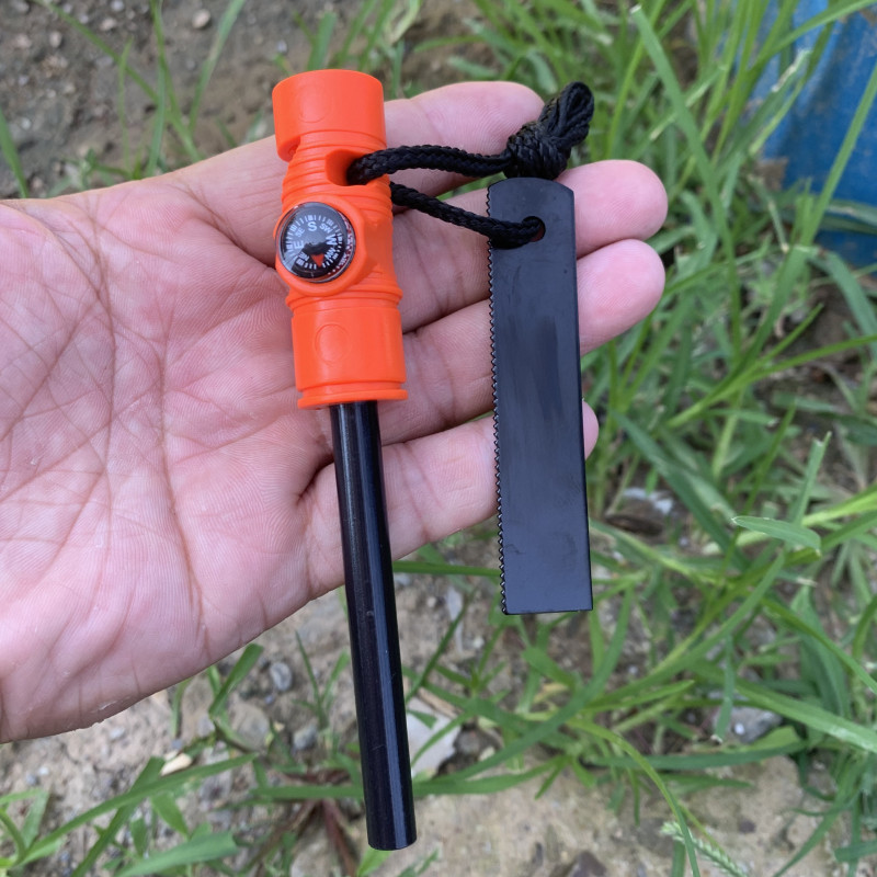 Survivor Long Style Three-in-O - Ferro Rod Striker ulasan dan harga