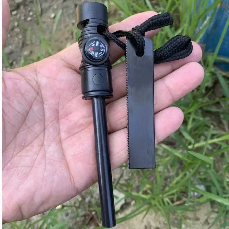 Survivor Long Style Three-in-O - Ferro Rod Striker ulasan dan harga
