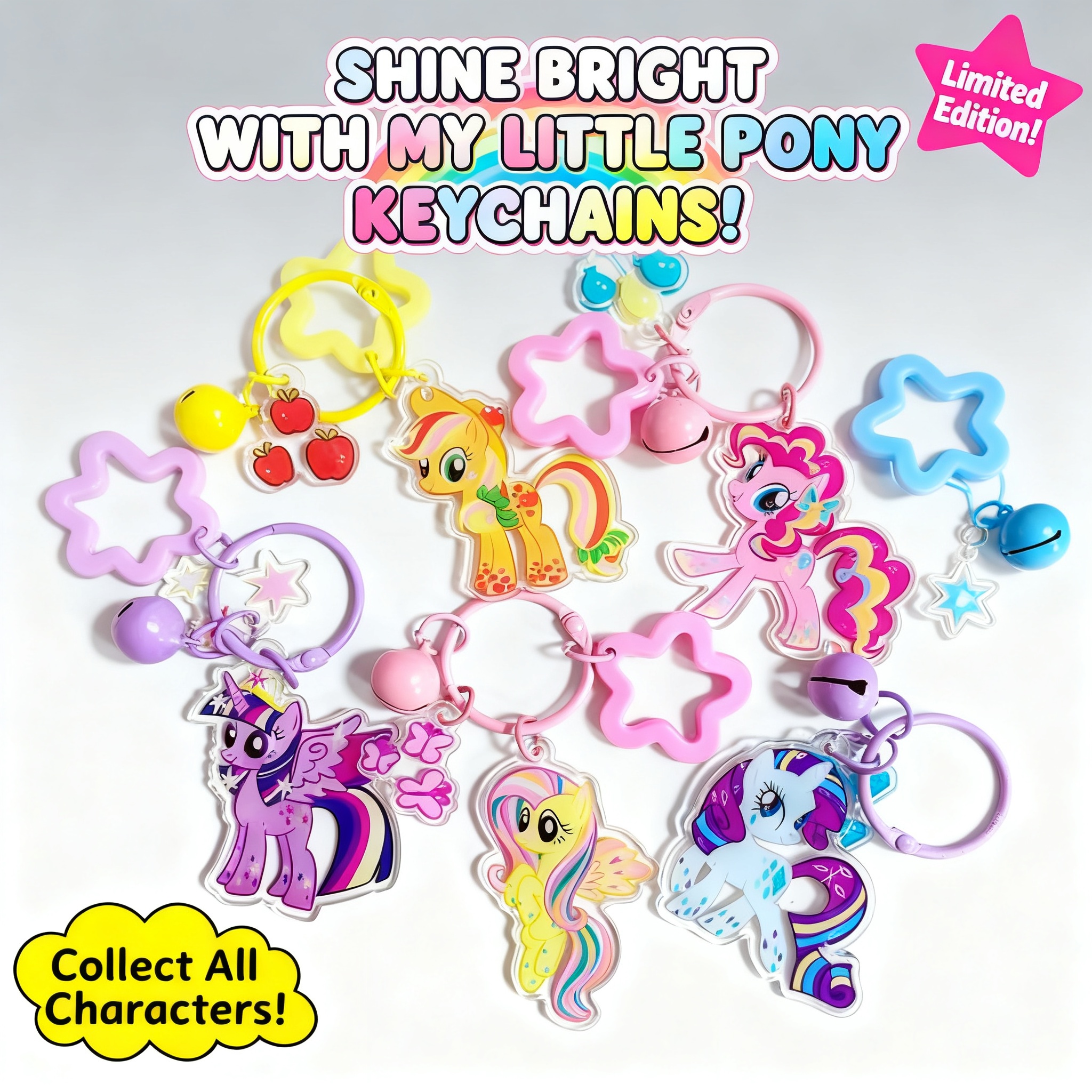 Anime Kawaii Unicorn Keychain  - Carabiner Keychain ulasan dan harga