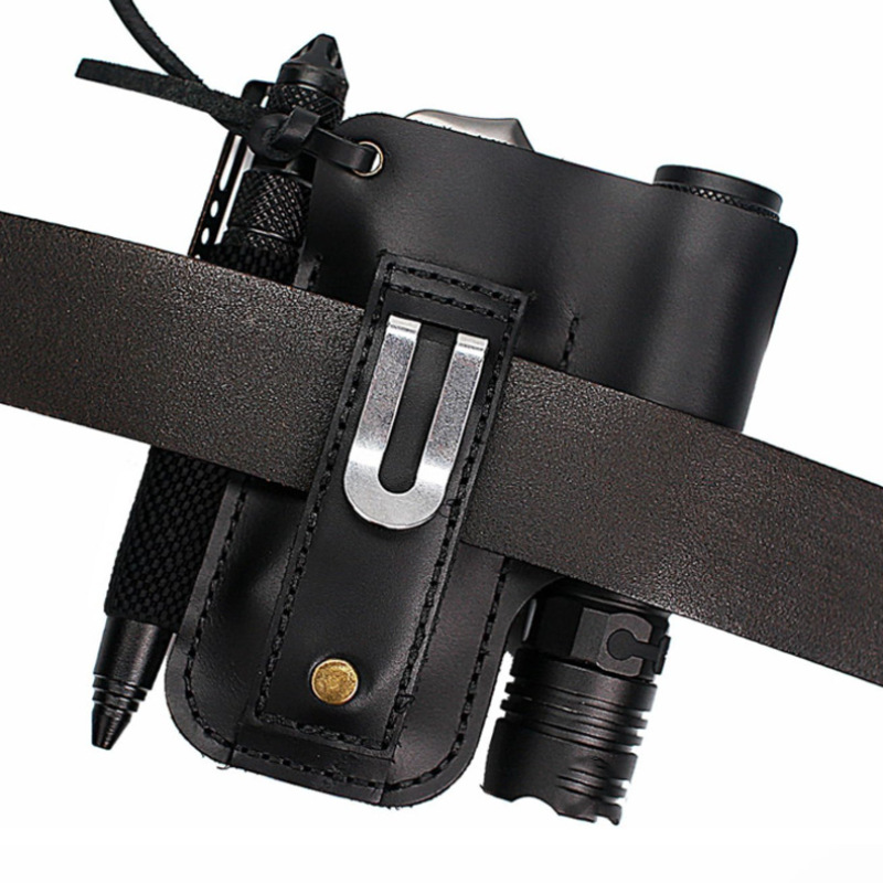 EDC Leather Flashlight Tool Ho - Edc Carry Box ulasan dan harga