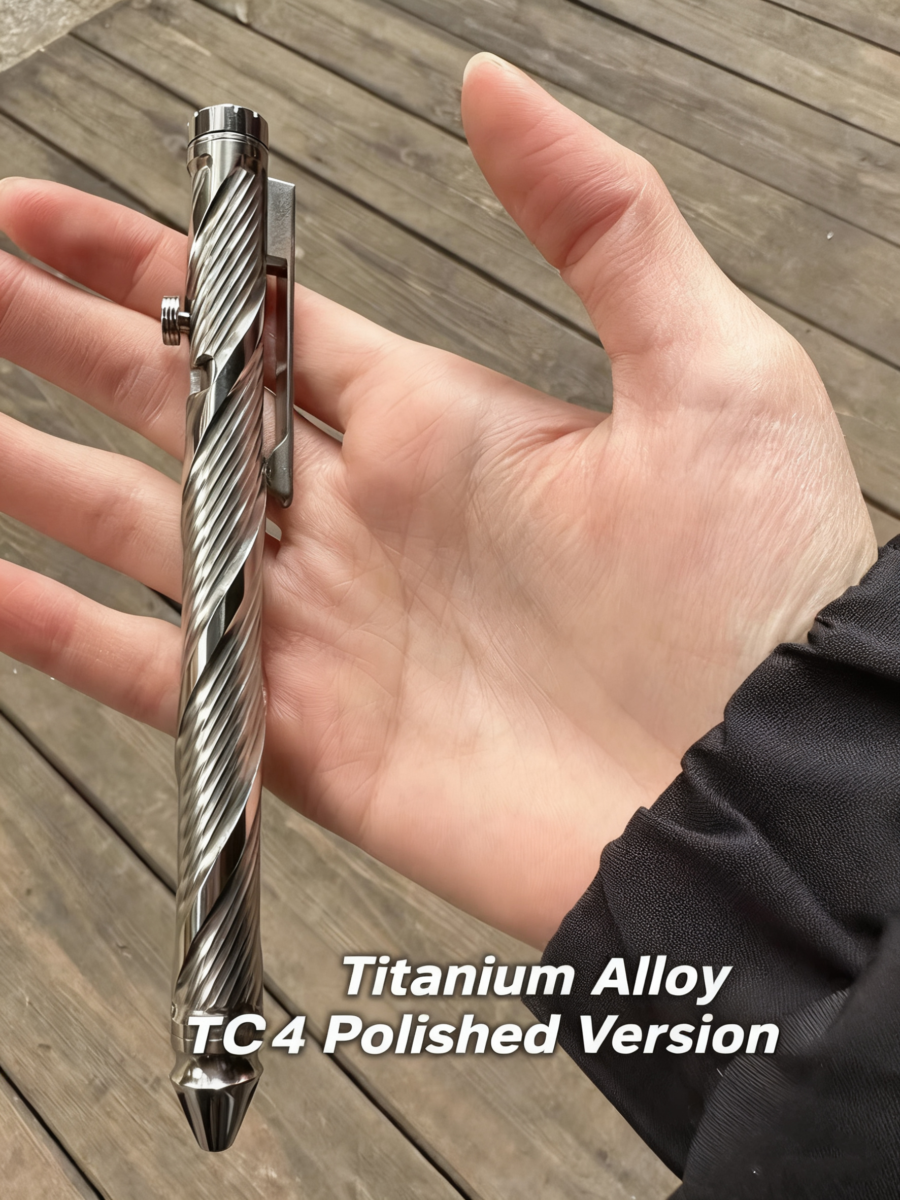 EDC Titanium Pen with Ball Bea - Edc Everyday Carry Gear ulasan dan harga