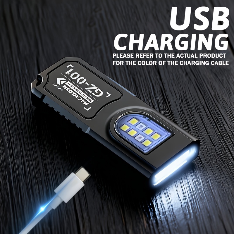 USB Rechargeable Hands-Free Fl - Keychain Flashlight ulasan dan harga