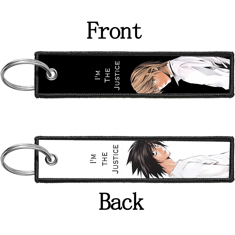 Death Note Ryuuku Ryuk Rem Emb - Carabiner Keychain ulasan dan harga