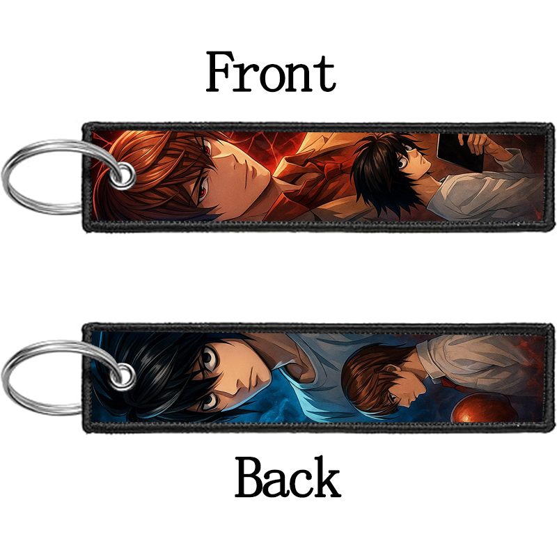 Death Note Ryuuku Ryuk Rem Emb - Carabiner Keychain ulasan dan harga