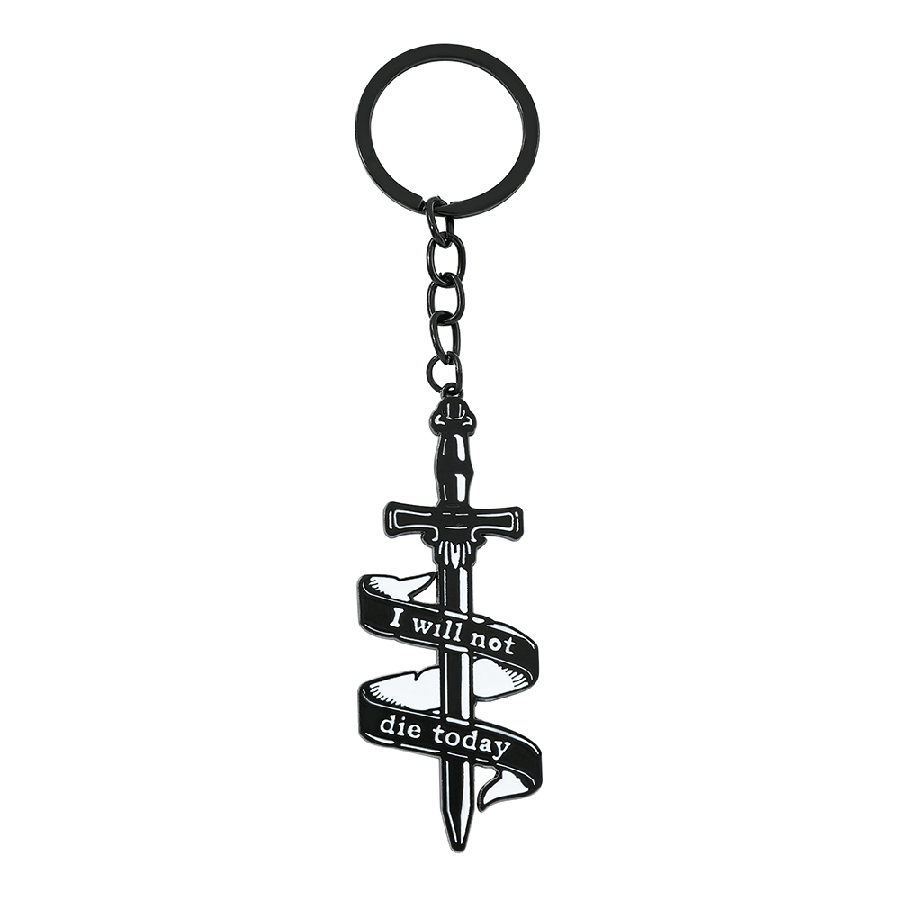 Fourth Wing Black Dragon Keych - Carabiner Keychain ulasan dan harga