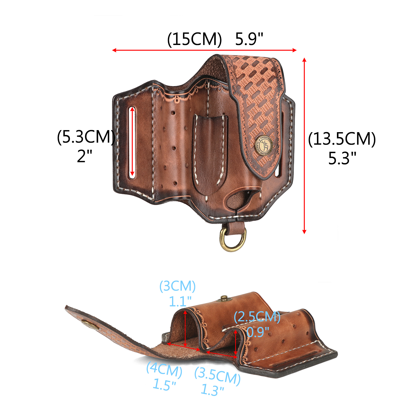 Tourbon Multifunction Leather  - Edc Everyday Carry Knives ulasan dan harga