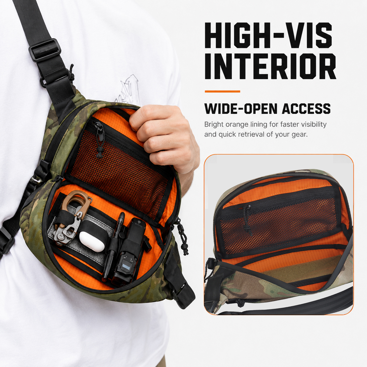 Tactical Waist Bag EDC Sling P - Edc Carry Bag For Men ulasan dan harga