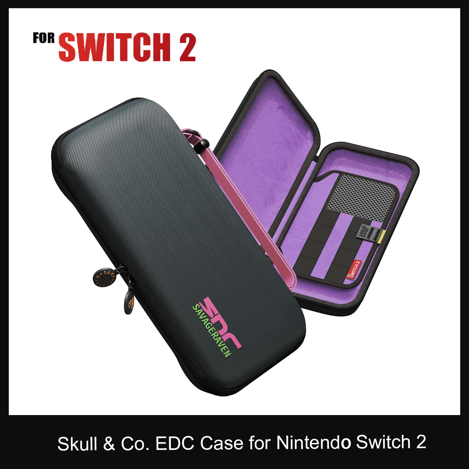 Savage Raven by Skull & Co. ED - Edc Carry Case ulasan dan harga