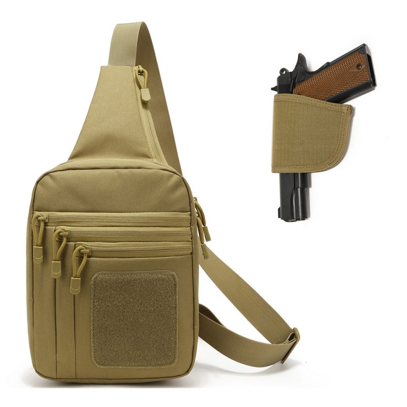 New Tactical Chest Bag Pistol  - Edc Concealed Carry Backpack ulasan dan harga