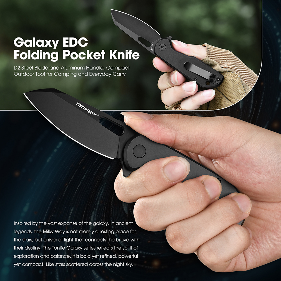TONIFE Galaxy Mini CKT9205 Fol - Everyday Carry (Edc) Knife ulasan dan harga