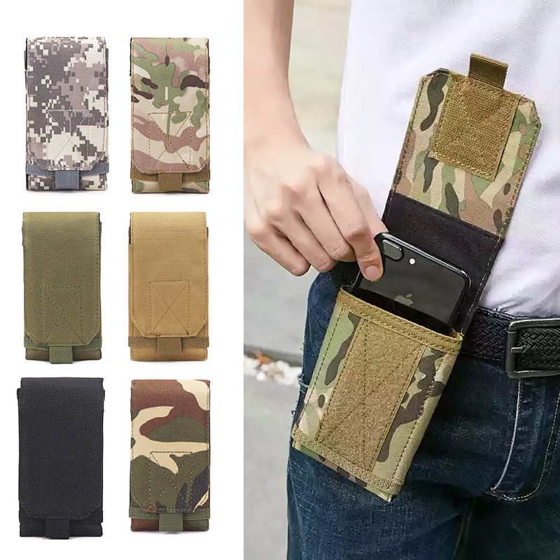 6 Inch Tactical Camo Cell Phon - Edc Carry Belt Pouch ulasan dan harga