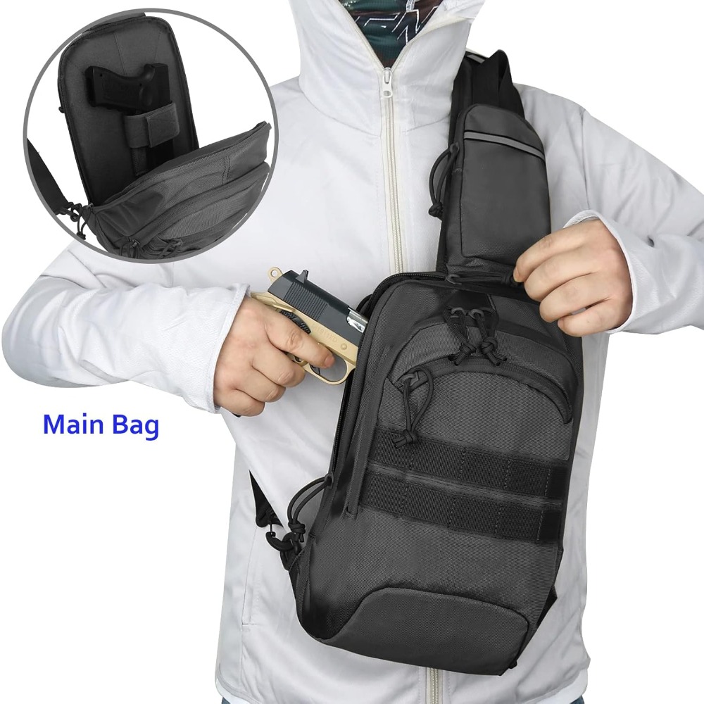Tactical Sling Chest Bag EDC S - Edc Concealed Carry Backpack ulasan dan harga