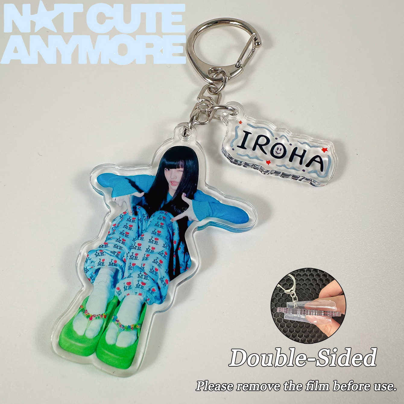 Illit Keychain, Wonhee, Iroha, - Carabiner Keychain ulasan dan harga