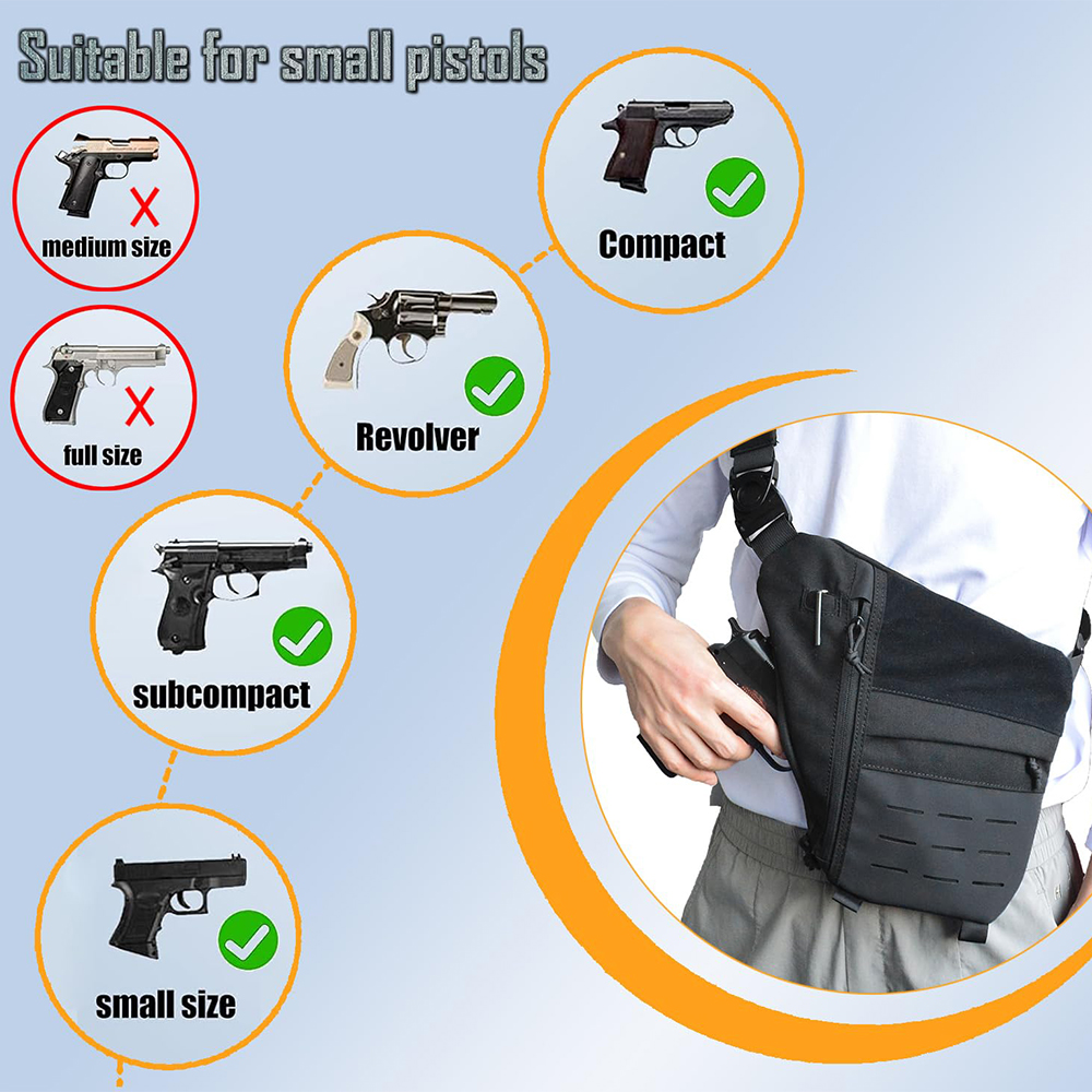 Tactical Bag Concealed Gun Bag - Edc Concealed Carry Backpack ulasan dan harga