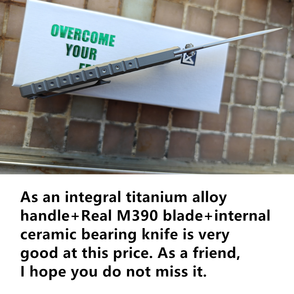 Anthem 781 Integral Titanium H - Pocket Knife Ceramic ulasan dan harga