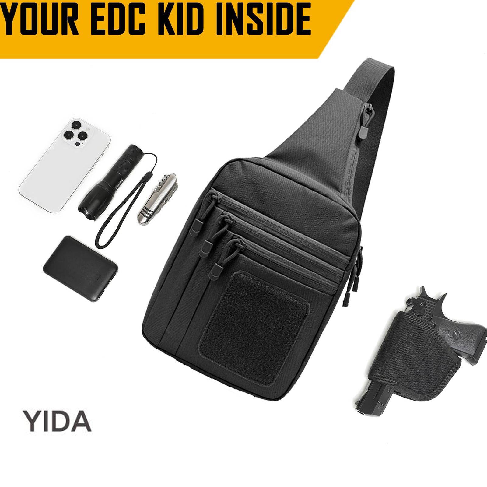 Concealed Carry Crossbody Bag  - Edc Carry Items ulasan dan harga