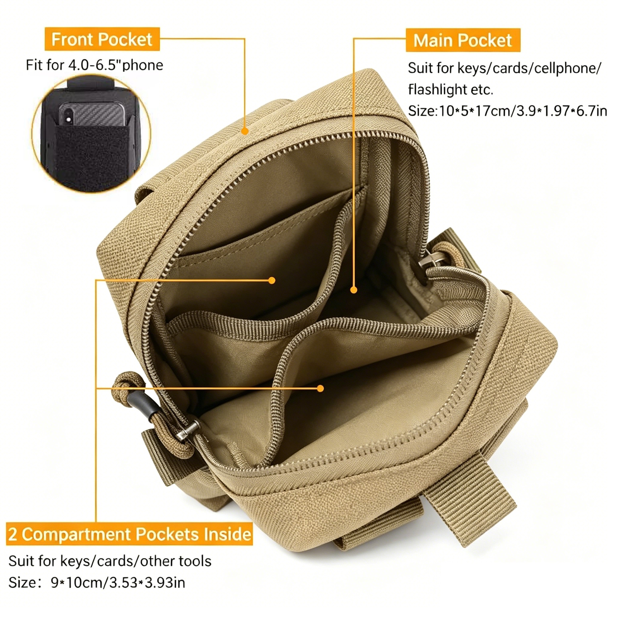 1000D Multipurpose Tactical MO - Edc Everyday Carry Bag ulasan dan harga